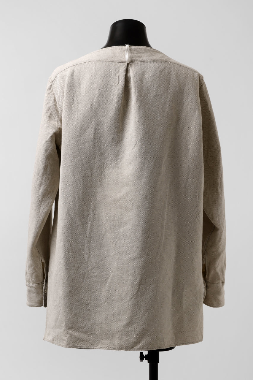 sus-sous sleeping shirt / C51L49 3/2 Ox washer (NATURAL)