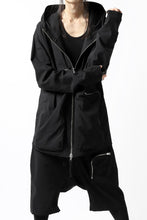 画像をギャラリービューアに読み込む, thomkrom RADICAL ZIP-POC HOODED JACKET (BLACK)