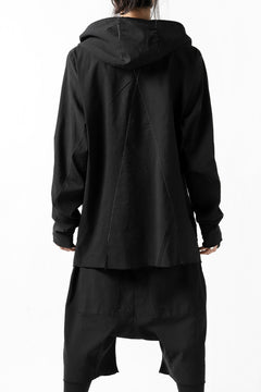 画像をギャラリービューアに読み込む, thomkrom RADICAL ZIP-POC HOODED JACKET (BLACK)