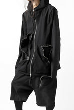 画像をギャラリービューアに読み込む, thomkrom RADICAL ZIP-POC HOODED JACKET (BLACK)