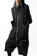 画像をギャラリービューアに読み込む, thomkrom RADICAL ZIP-POC HOODED JACKET (BLACK)