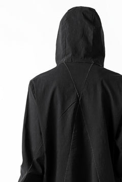 画像をギャラリービューアに読み込む, thomkrom RADICAL ZIP-POC HOODED JACKET (BLACK)