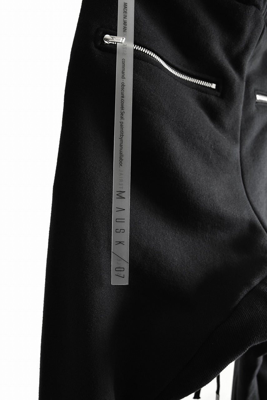 N/07  "MAUSK Detail" Jogger Pants -With Super Skinny- (BLACK)