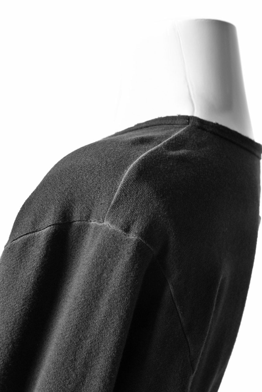 RUNDHOLZ DIP LIGHT SWEAT LONG SLEEVE CUT SEWN (CARBON)