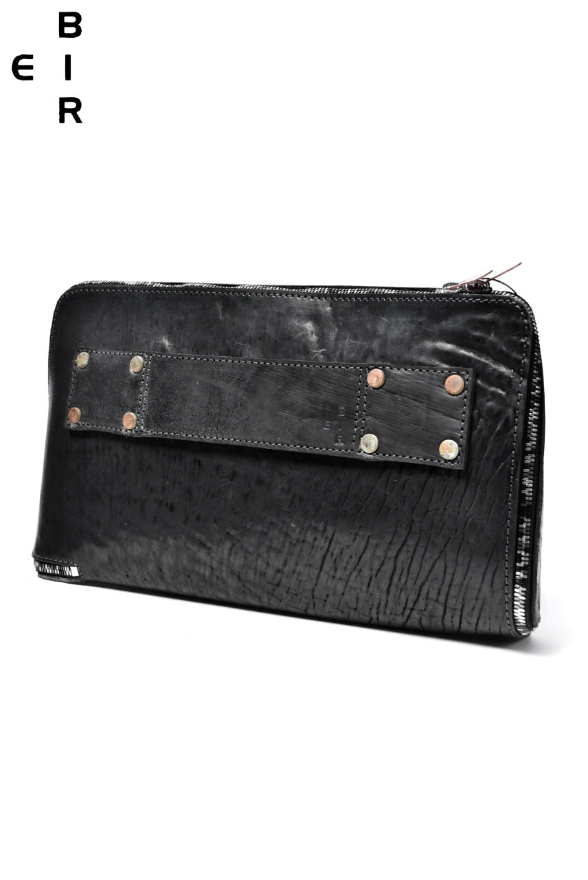 ierib onepiece clutch-bag / waxy JP culatta (BLACK)