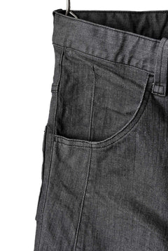 画像をギャラリービューアに読み込む, N/07 Darts-Structure Skinny Pants #THIN / Elastic DENIM (D.GREY)