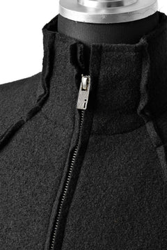 画像をギャラリービューアに読み込む, N/07 Rawcut Track Jacket / Woolring Fleece (BLACK)