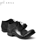 画像をギャラリービューアに読み込む, prtl x 4R4s exclusive derby shoes / Cordovan Full grain &quot;No3-5&quot; (BLACK)