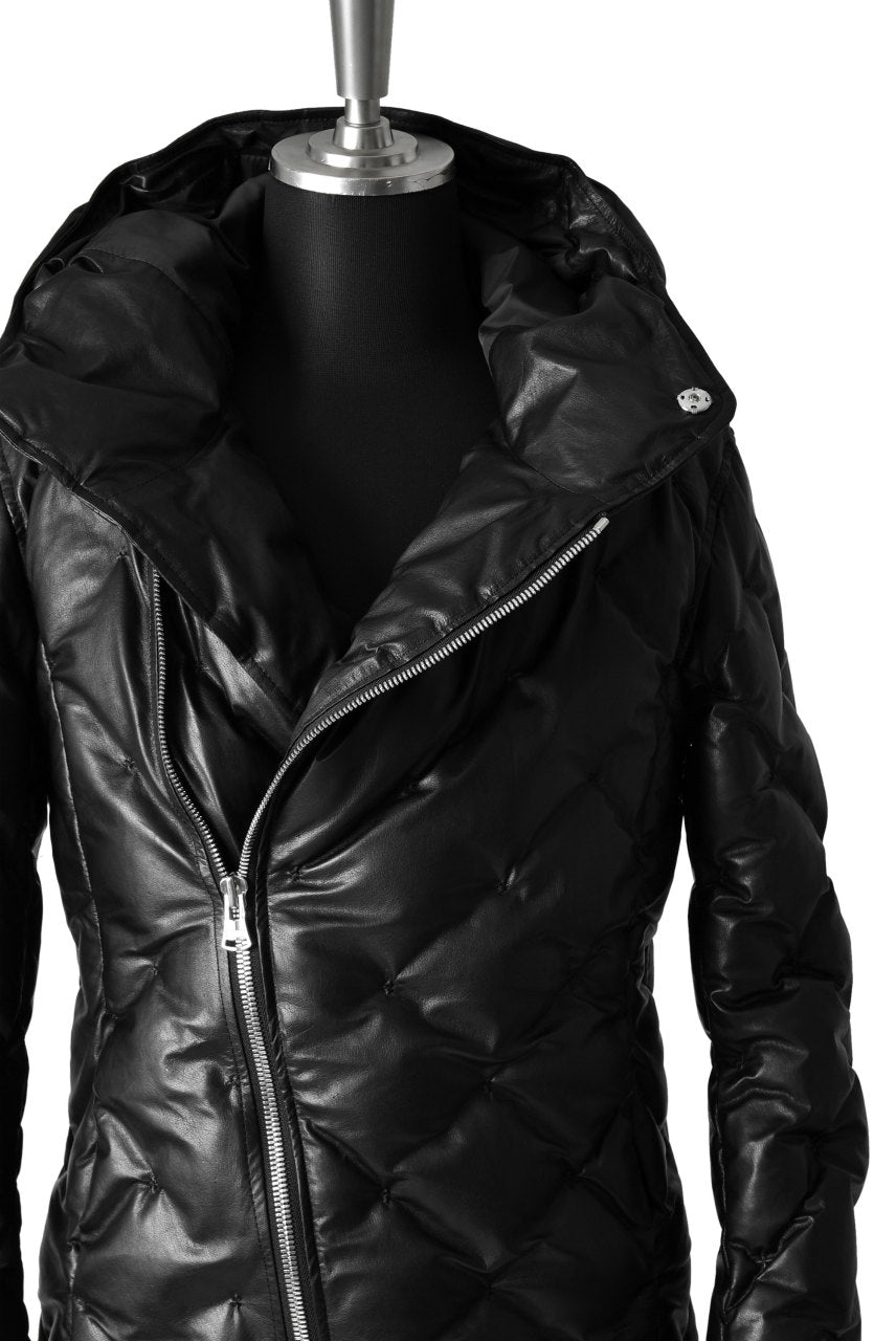 ISAMU KATAYAMA BACKLASH exclusive HOODED DOWN JACKET /［KANGAROO LEATHER / POLAND WHITE GOOSE]