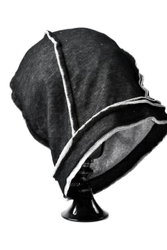 Load image into Gallery viewer, SOSNOVSKA SHABBY EDGES CAP (BLACK×GREY)