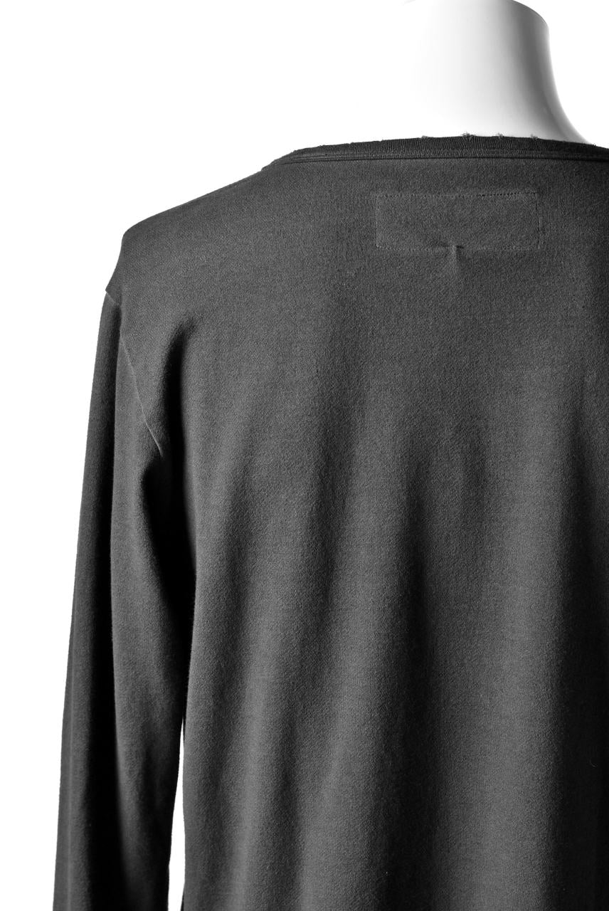 RUNDHOLZ DIP LIGHT SWEAT LONG SLEEVE CUT SEWN (CARBON)