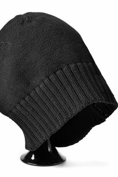 Load image into Gallery viewer, RUNDHOLZ DIP RIB KNIT CAP (BLACK)