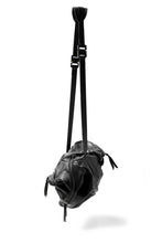 画像をギャラリービューアに読み込む, LEON EMANUEL BLANCK exclusive DISTORTION SMALL WEEKENDER BAG / GUIDI OILED HORSE LEATHER (BLACK)