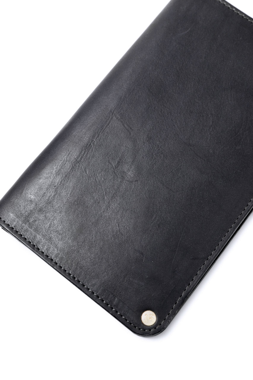 Load image into Gallery viewer, ierib Removal Long Wallet / Guidi Fiore (BLACK)