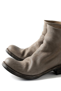 Load image into Gallery viewer, EVARIST BERTRAN  EB7 One Piece Leather Back Zip Middle Boots / Washed Culatta (IVORY)