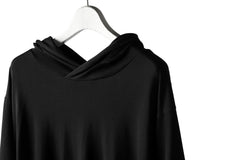 Load image into Gallery viewer, A.F ARTEFACT RELAX HOODIE TOPS / COTTON JERSEY (BLACK)