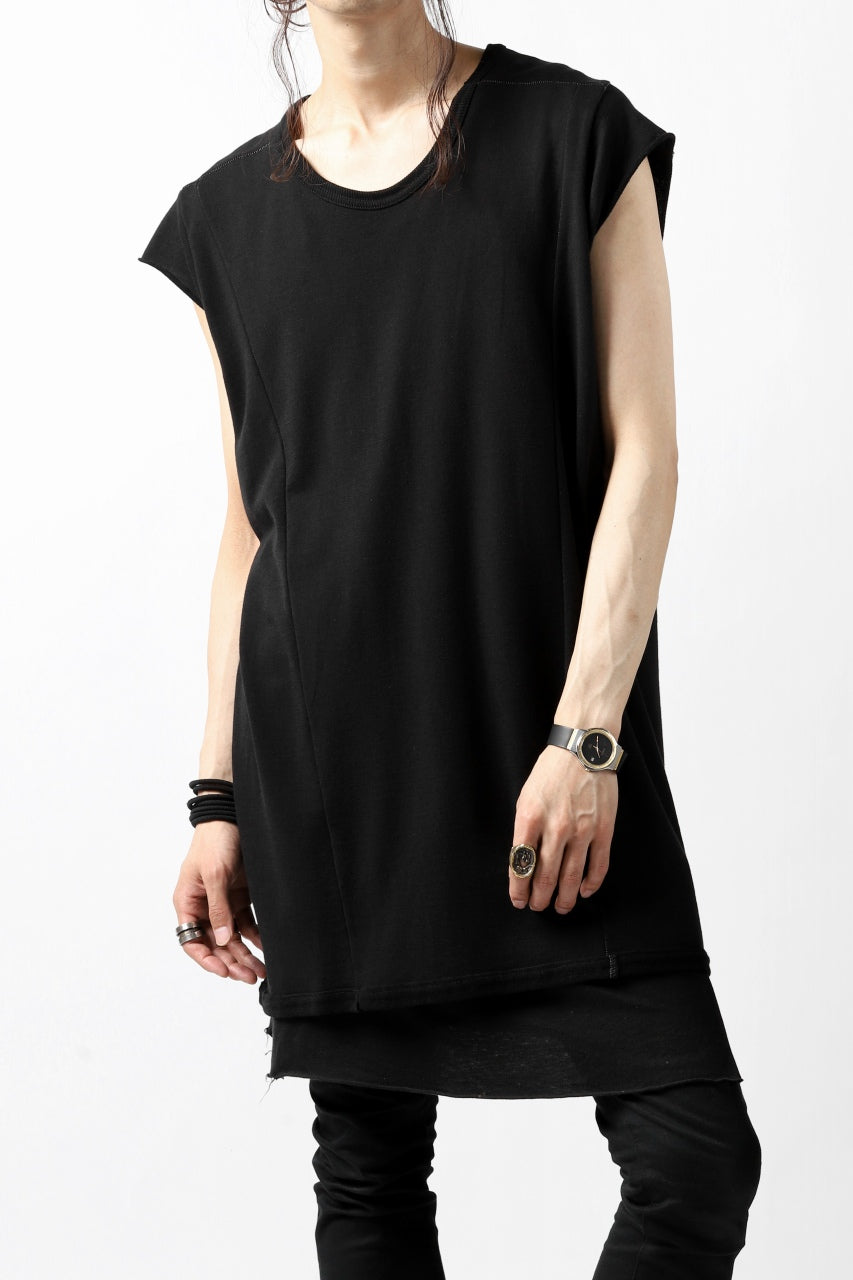 Load image into Gallery viewer, A.F ARTEFACT FRENCH-TERRY LONG TOPS (BLACK)