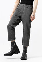 画像をギャラリービューアに読み込む, incarnation exclusive LONG DARTS CROPPED PANTS / EXPANDED WOVEN (GREY)