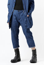 画像をギャラリービューアに読み込む, incarnation exclusive LONG DARTS CROPPED PANTS / 6.5oz SELVEDGE CHAMBRAY (INDIGO)