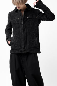 画像をギャラリービューアに読み込む, incarnation REVERSE HORSE SKIN JEAN JACKET JJ-1Z (BLACK)