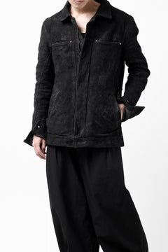 画像をギャラリービューアに読み込む, incarnation REVERSE HORSE SKIN JEAN JACKET JJ-1Z (BLACK)