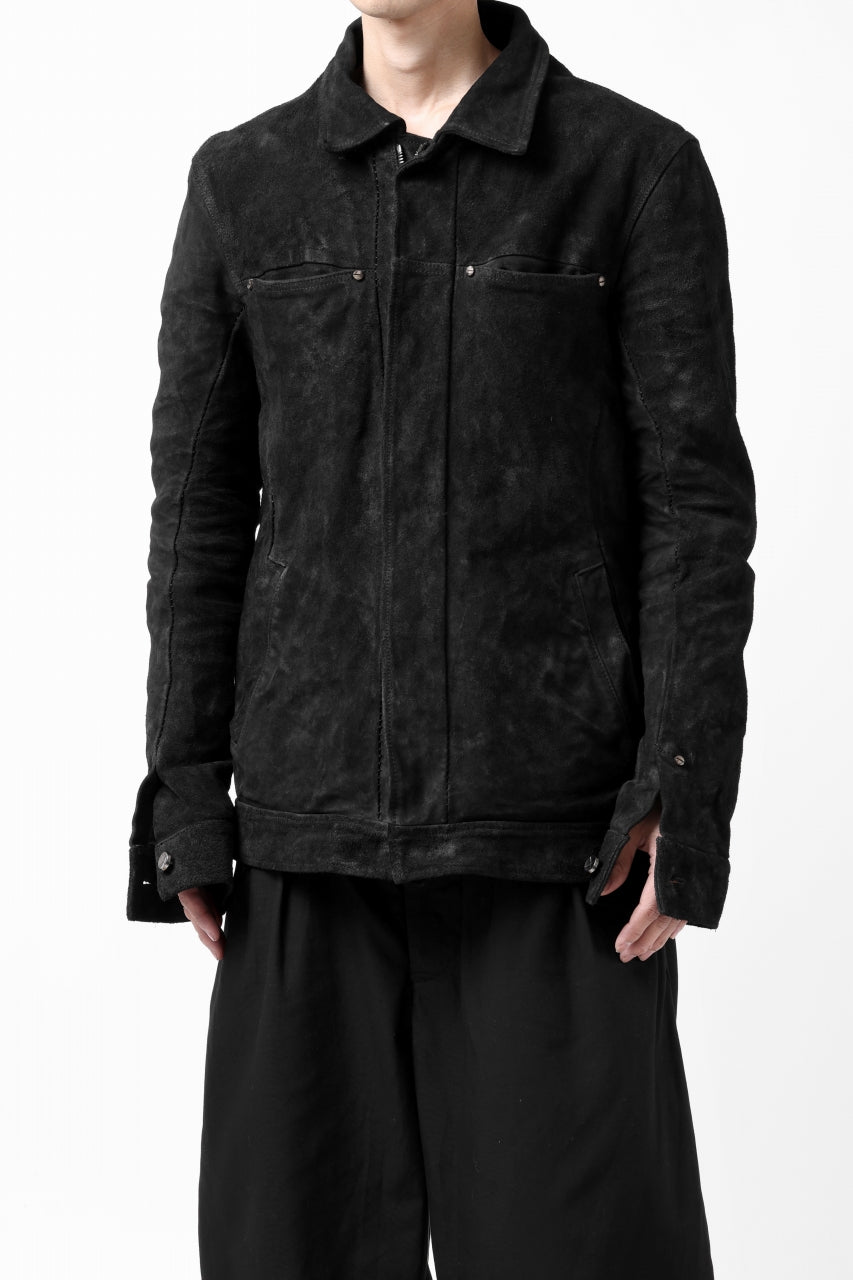 画像をギャラリービューアに読み込む, incarnation REVERSE HORSE SKIN JEAN JACKET JJ-1Z (BLACK)