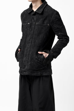 画像をギャラリービューアに読み込む, incarnation REVERSE HORSE SKIN JEAN JACKET JJ-1Z (BLACK)