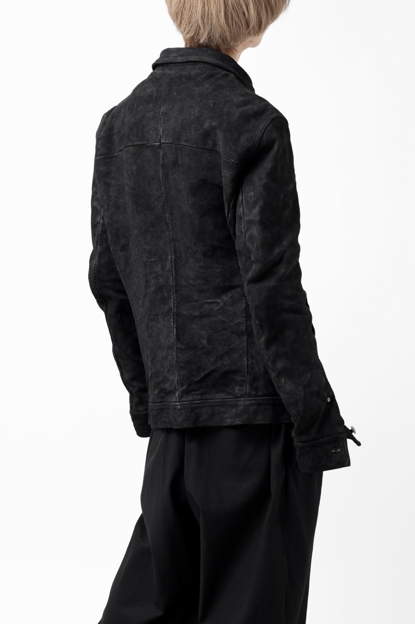 画像をギャラリービューアに読み込む, incarnation REVERSE HORSE SKIN JEAN JACKET JJ-1Z (BLACK)