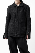 画像をギャラリービューアに読み込む, incarnation REVERSE HORSE SKIN JEAN JACKET JJ-1Z (BLACK)