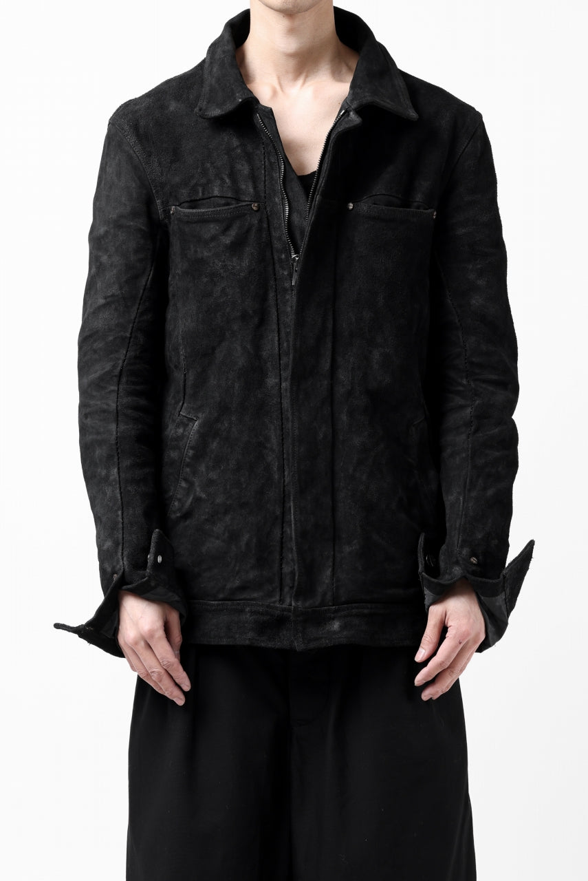 画像をギャラリービューアに読み込む, incarnation REVERSE HORSE SKIN JEAN JACKET JJ-1Z (BLACK)