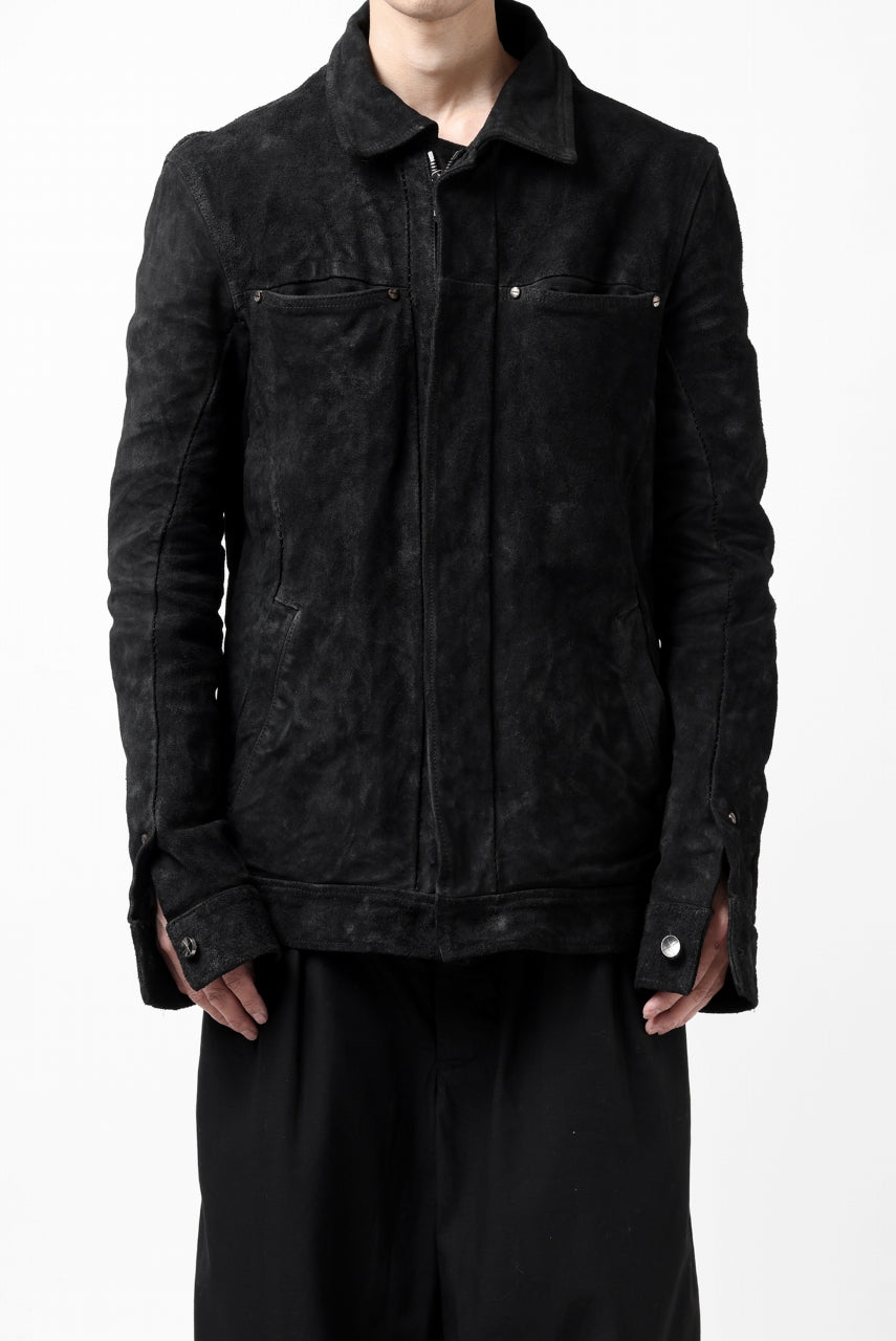 画像をギャラリービューアに読み込む, incarnation REVERSE HORSE SKIN JEAN JACKET JJ-1Z (BLACK)