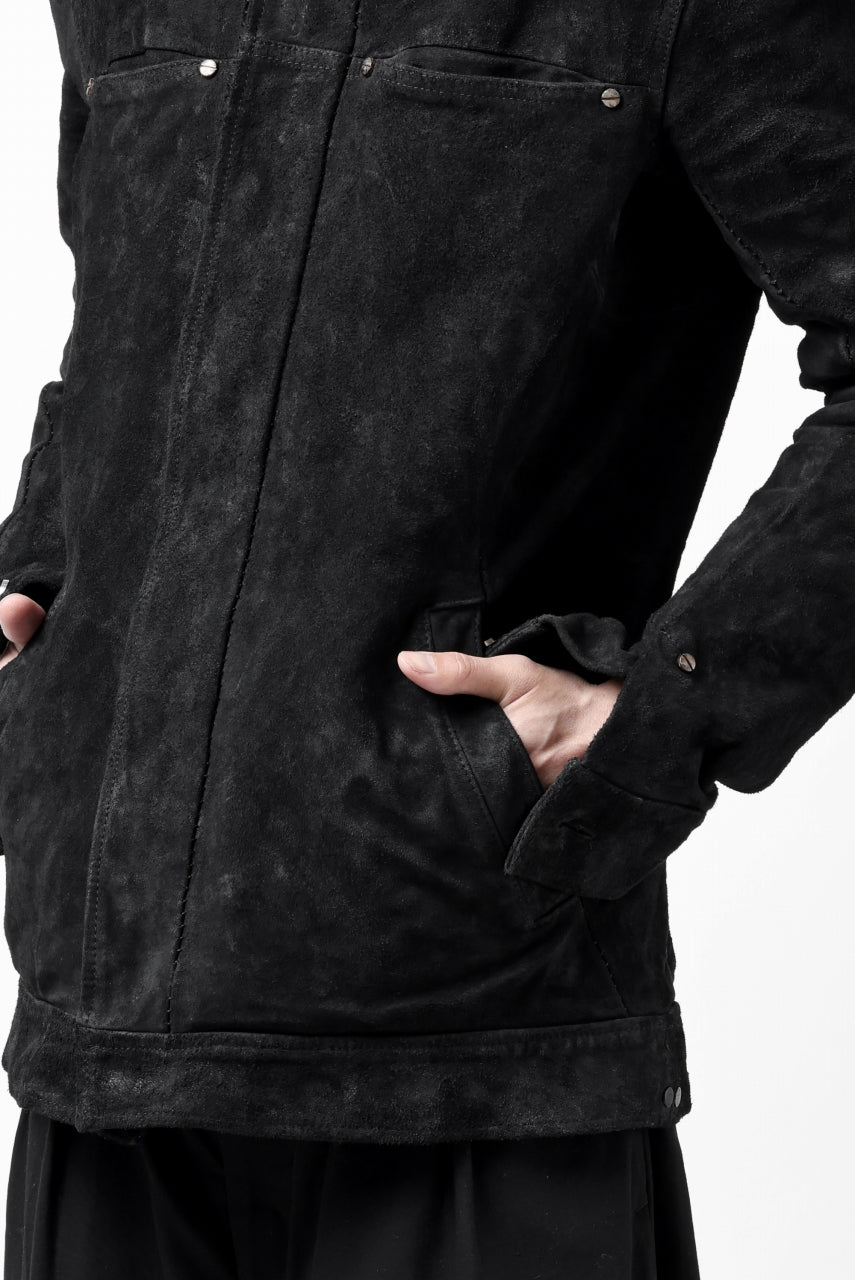 画像をギャラリービューアに読み込む, incarnation REVERSE HORSE SKIN JEAN JACKET JJ-1Z (BLACK)