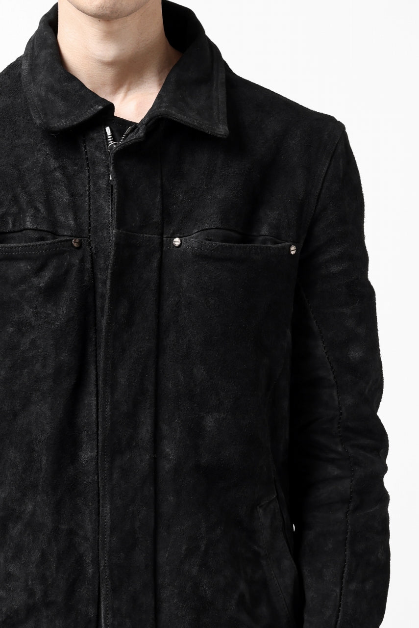 画像をギャラリービューアに読み込む, incarnation REVERSE HORSE SKIN JEAN JACKET JJ-1Z (BLACK)