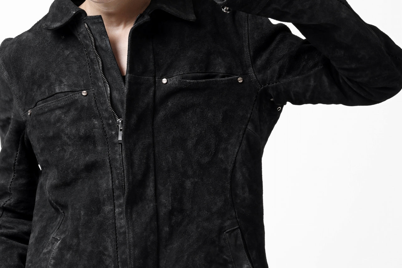 incarnation REVERSE HORSE SKIN JEAN JACKET JJ-1Z (BLACK)