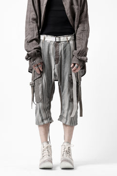 Load image into Gallery viewer, incarnation ARMY CARGO POCKET CROPPED PANT MP-1C / COTTON + HORSE LEATHER (81N)