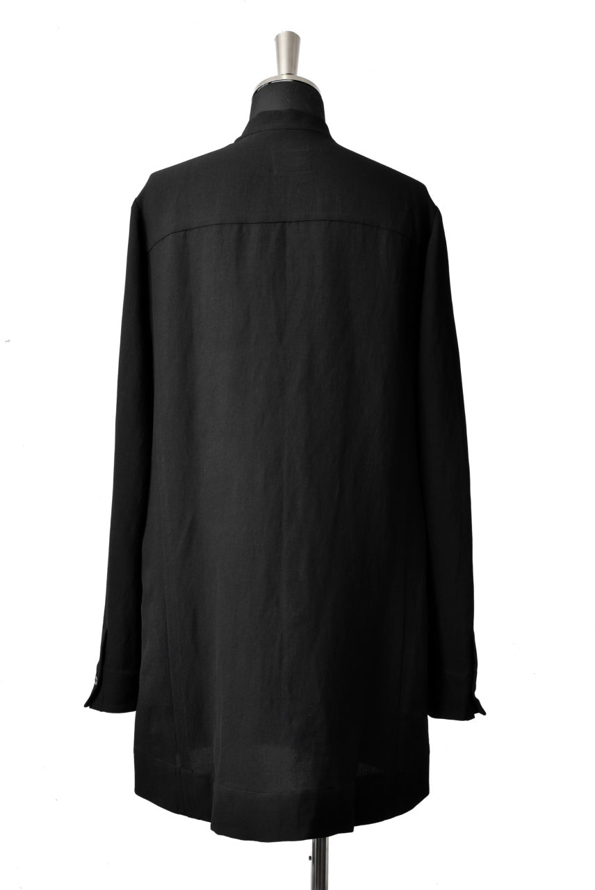 SOSNOVSKA SIDE SLIT SHIRT (BLACK)