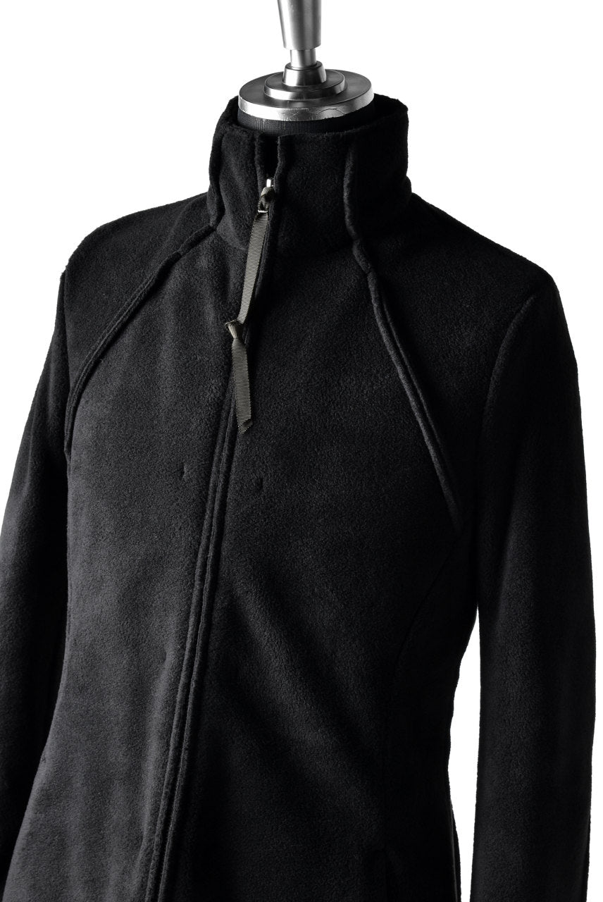 N/07 Rawcut Track Jacket / WARM Fleece Tech (BLACK)