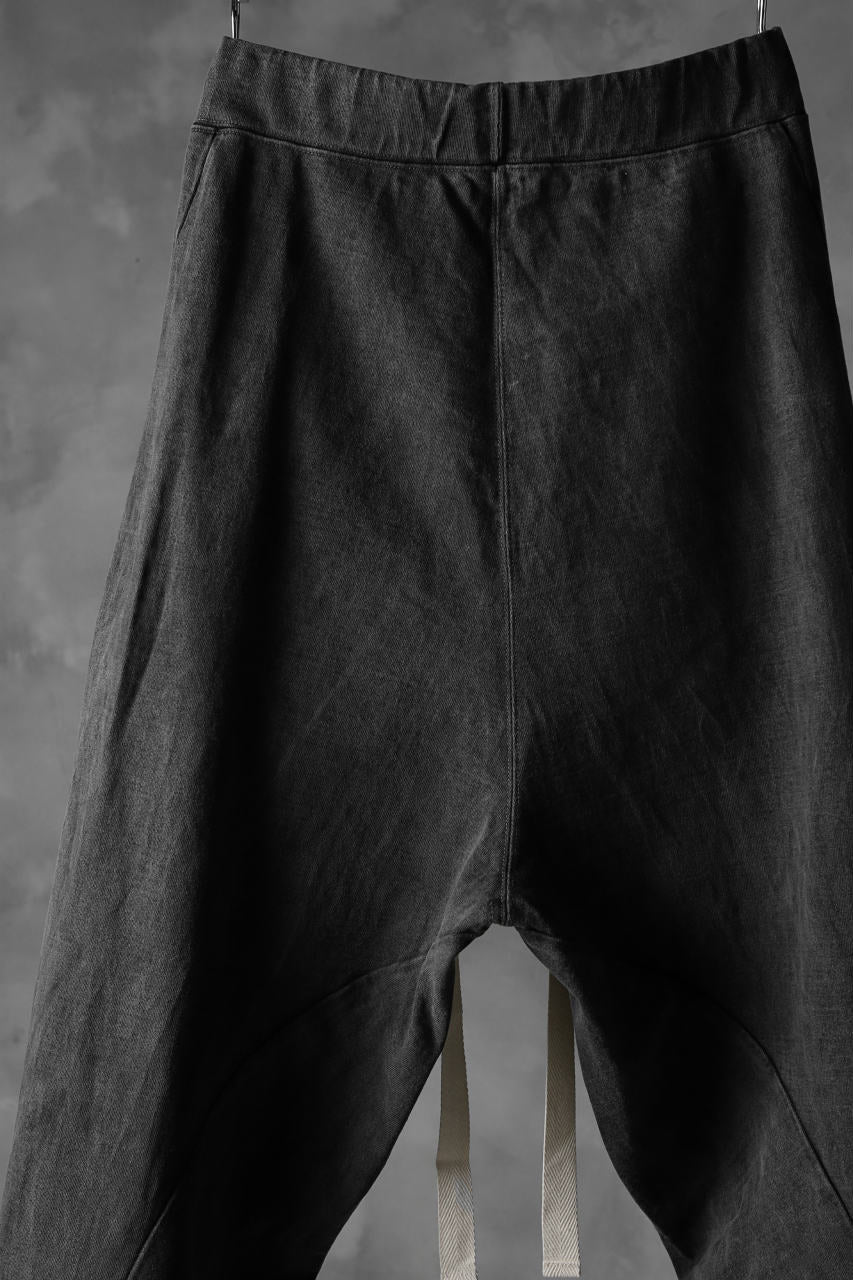Load image into Gallery viewer, KLASICA DROP CROTCH CURVED PANTS / GARMENT PIGMENT DYED (PIGMENT GREY)