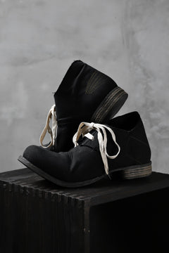 Load image into Gallery viewer, Portaille exclusive PL20 Derby Shoes (Vintage Military Tent Remake / OVER DYED BLACK)