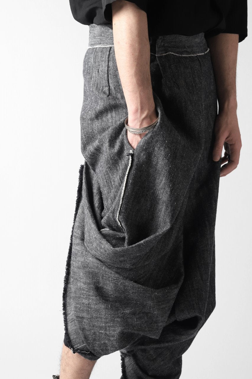 un-namable exclusive Metaboly Ultra Wide Pants / Blur Fabric (GREY)