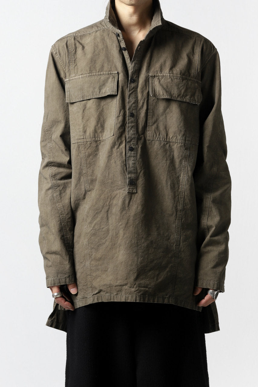 A.F ARTEFACT SWITCHING SHIRTS PULLOVER (KHAKI BEIGE)