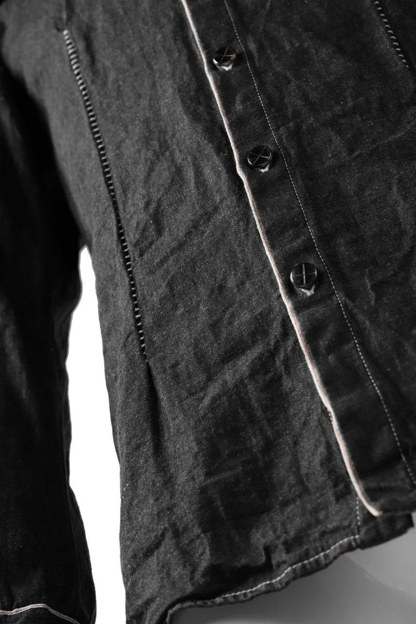 incarnation BUTTON DOWN SHIRT / ONE WASHED 6.5oz SELVEDGE CHAMBRAY (GREY)