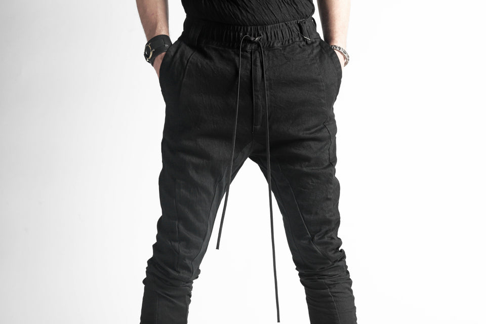 画像をギャラリービューアに読み込む, A.F ARTEFACT FITTED STRETCH LONG PANTS / COMBI FABRIC (BLACK)