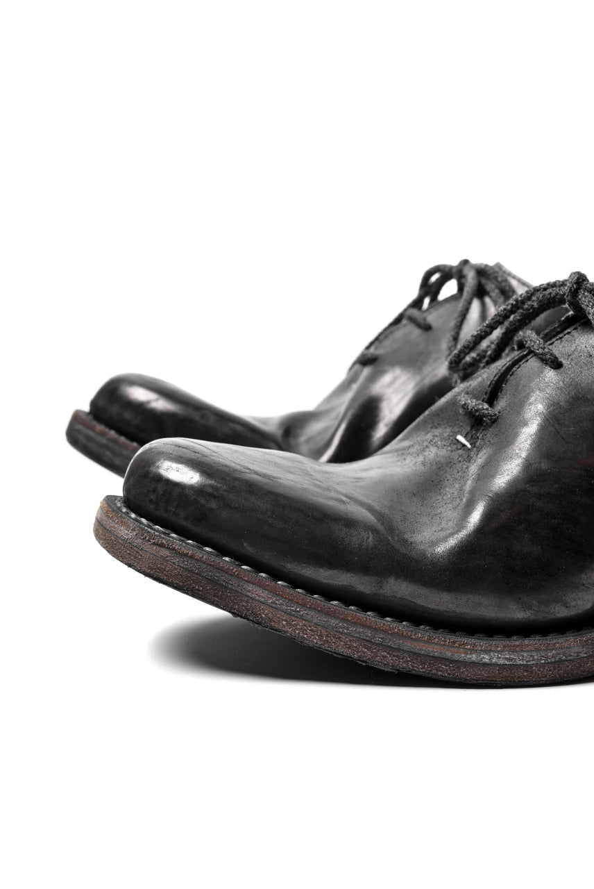 ierib tecta whole cut derby shoes / waxy JP culatta (BLACK)