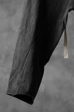 Load image into Gallery viewer, KLASICA DROP CROTCH CURVED PANTS / GARMENT PIGMENT DYED (PIGMENT GREY)