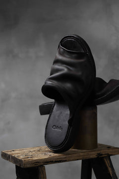 Load image into Gallery viewer, Chörds; DST. LEATHER SANDAL-SHOES / REVERSE HORSE BUTT (D.BROWN)