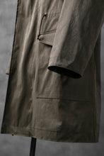 画像をギャラリービューアに読み込む, COLINA M-1948 HOOD PARKA COAT / HIGH DENSITY MILICLOTH (OLIVE)