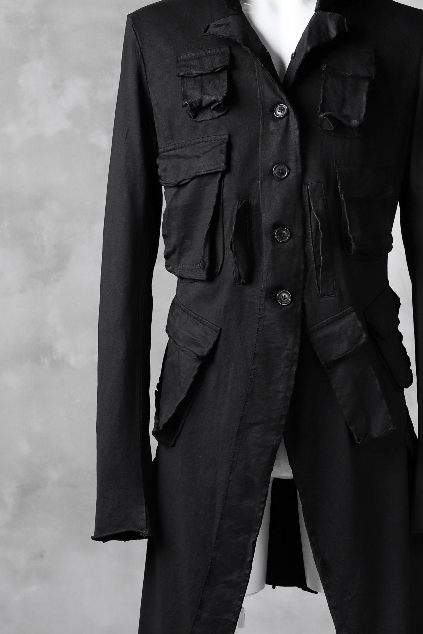 RUNDHOLZ DIP MILITARY POCKETS PINGU COAT (BLACK DYED)の商品ページ