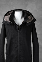 Load image into Gallery viewer, A.F ARTEFACT MILITARY JACKET / BLACK DENIM + BOA LINER