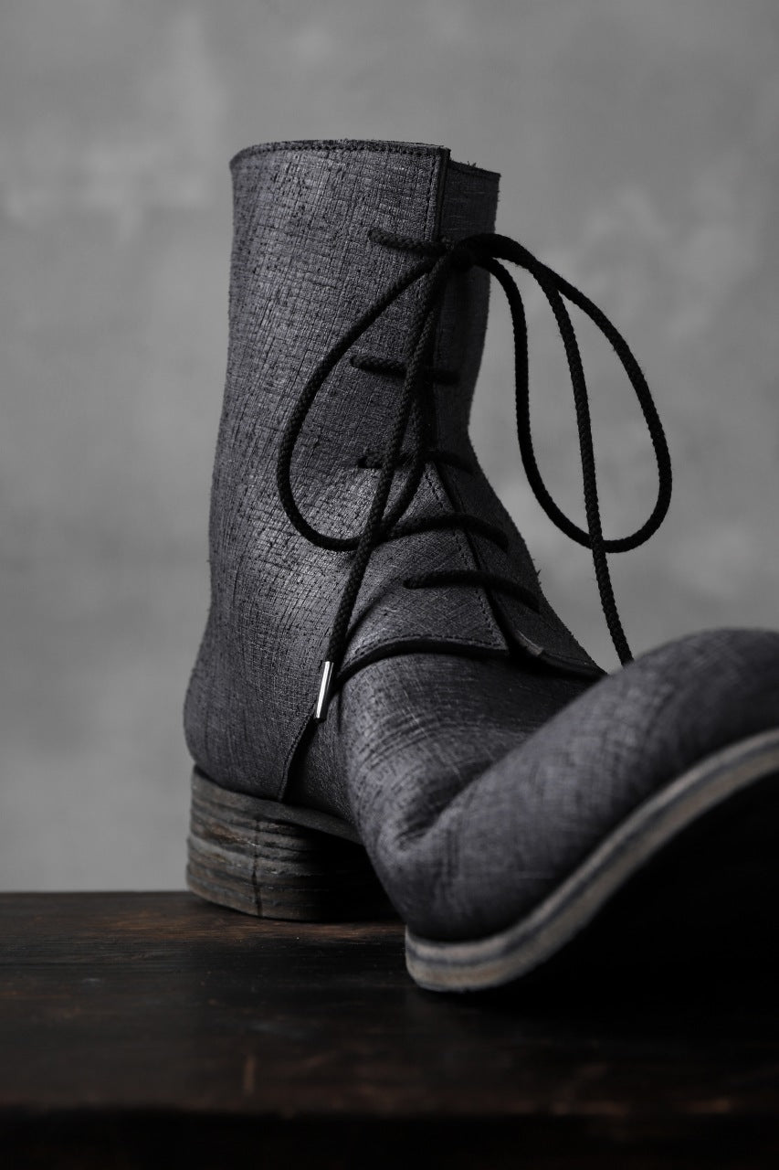 Load image into Gallery viewer, Portaille exclusive Lace Upped Back Zip Middle Boots (BABELE by TEMPESTI / NERO)